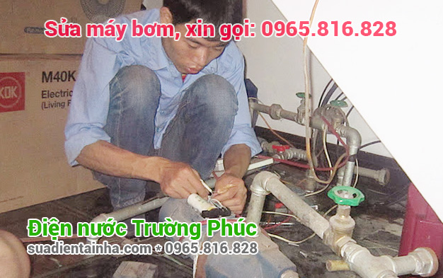 Sửa máy bơm tại Quang Trung