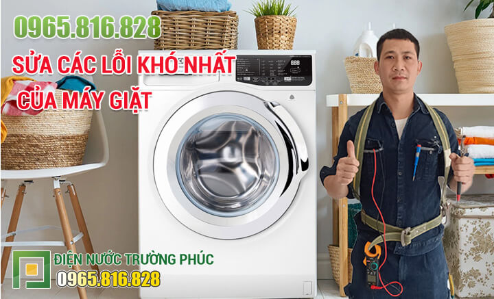 Sửa các lỗi khó nhất của máy giặt