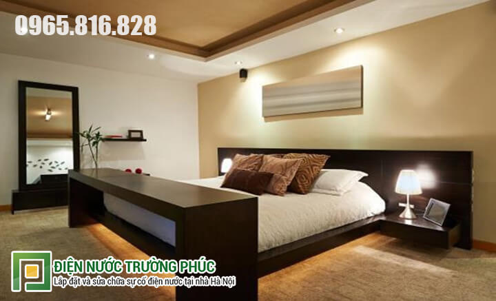 Lựa chọn đèn LED cho việc trang trí phòng ngủ