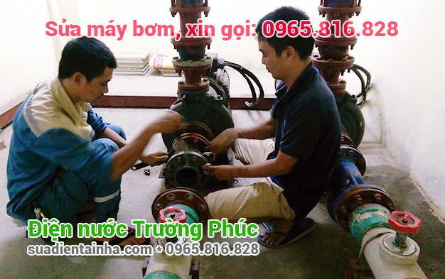 Sửa máy bơm tại Phan Chu Trinh