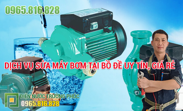 Dịch vụ Sửa máy bơm tại Bồ Đề uy tín, giá rẻ
