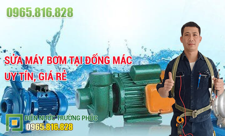 Sửa máy bơm tại Đống Mác uy tín, giá rẻ