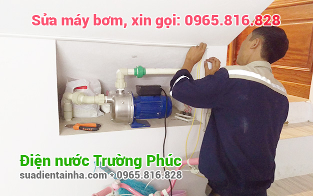 Sửa máy bơm tại Kim Mã