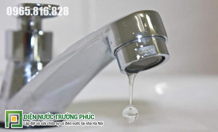 Tìm hiểu nguyên nhân nước chảy yếu