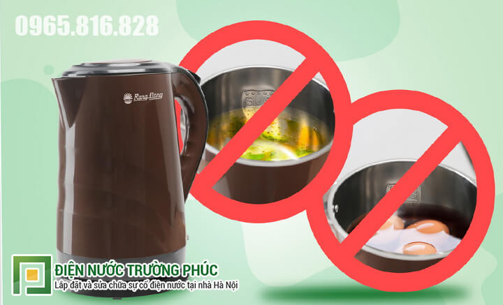 Lưu ý gì khi sử dụng ấm siêu tốc để tránh cháy nổ không nên bỏ qua