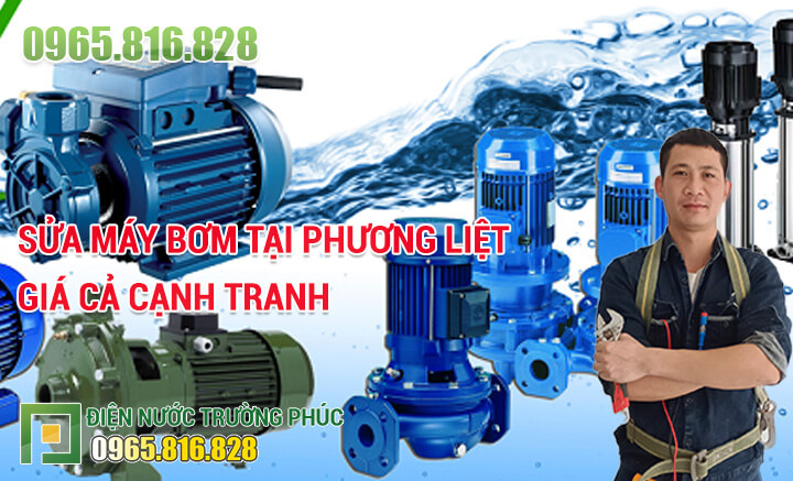 Sửa máy bơm tại Phương Liệt giá cả cạnh tranh