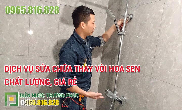 Đơn vị sửa, thay mới vòi sen, vòi sen tăng áp uy tín nhất 2024