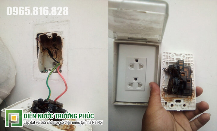 Rò rỉ nước làm các mạch điện trong nhà bị ẩm ướt dễ gây chập cháy nổ