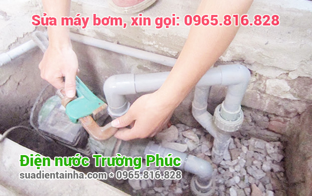 Sửa máy bơm tại Hàng Bông