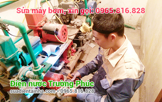 Sửa máy bơm tại Bưởi