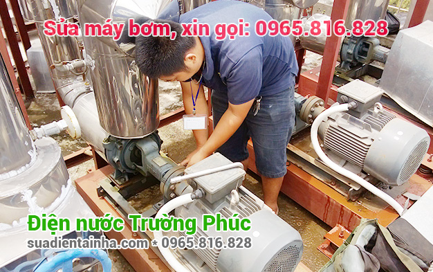 Sửa máy bơm tại Điện Biên